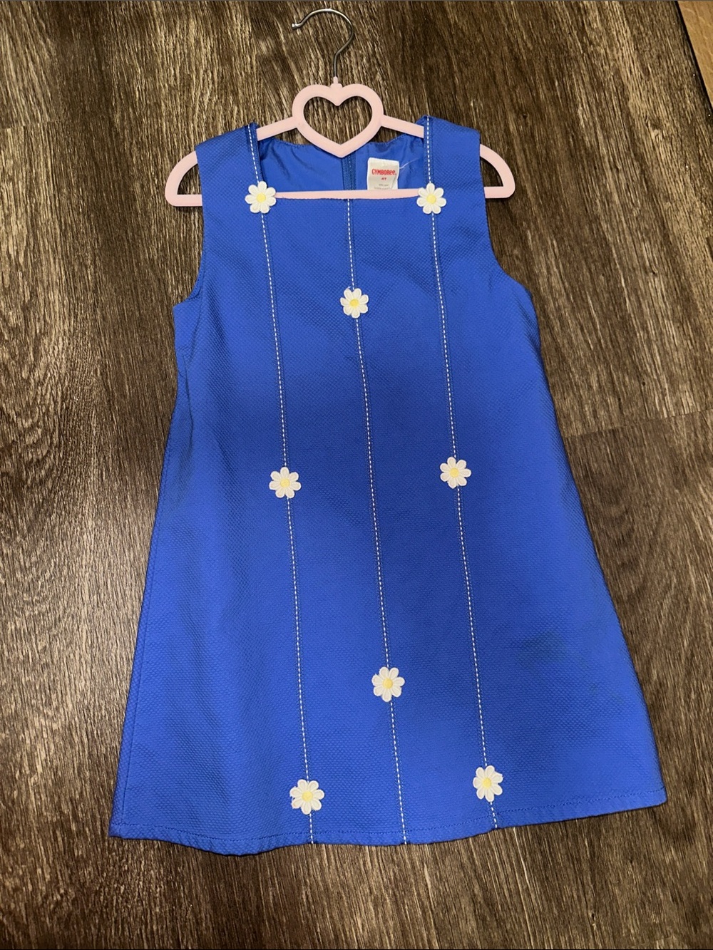 Gymboree Royal Blue Daisy Shift Dress